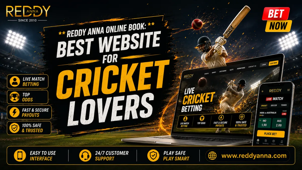 Reddy Anna Online Book: Best Website for Cricket Lovers